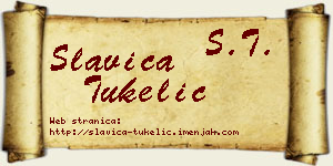 Slavica Tukelić vizit kartica